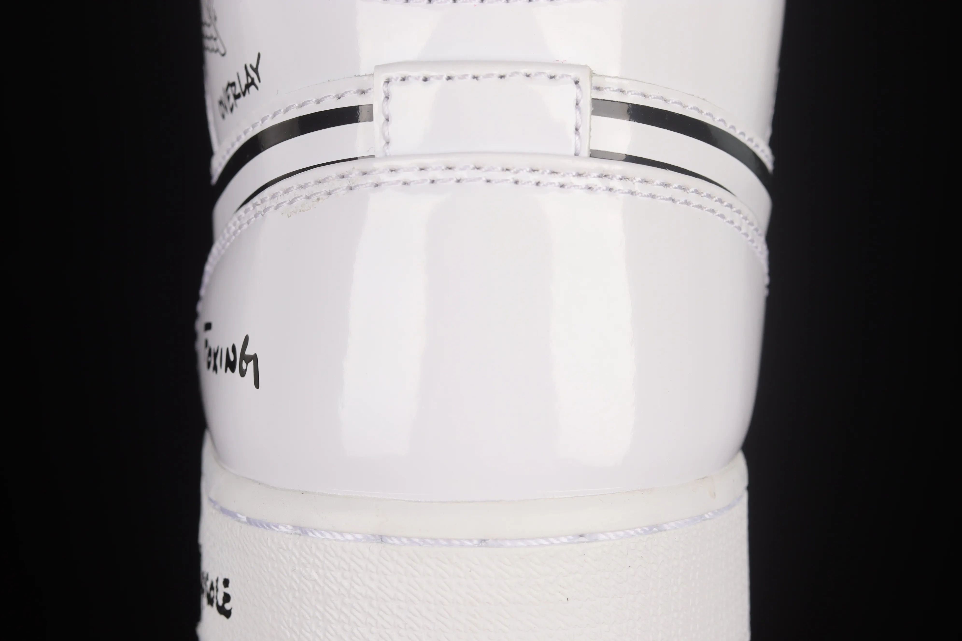 All categories Air Jordan Jordan series basketball shoes Air Jordan 1 Mid G version pure original Air Jordan 1 Mid GS "Schematic" AJ1 Joe 1 white graffiti Zhongbang basketball shoes DQ1864-100